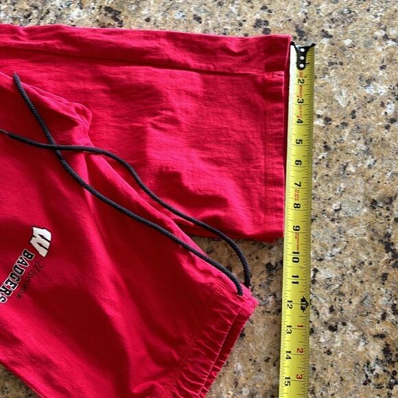 Vintage sideline Wisconsin Badgers Loose Fit Sweatpants Red wide leg size large - Picture 10 of 11
